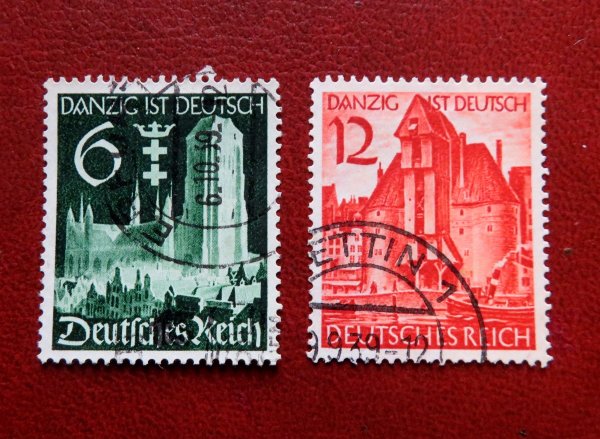 Briefmarke Deutsches Reich 714/15 o