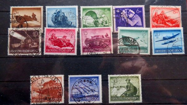 Briefmarke Deutsches Reich 873/85 o