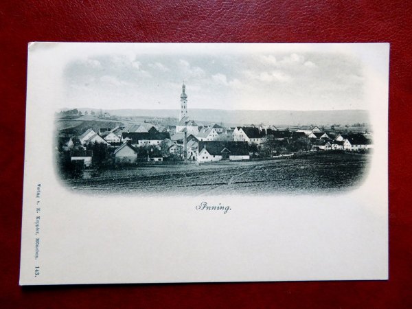 Ansichtskarte  Inning um 1900. Karte nicht gelaufen