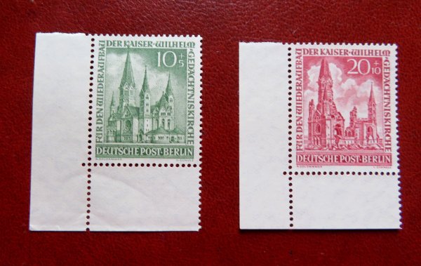 Briefmarke Berlin 107/08 ** ER UR