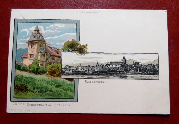 Ansichtskarte Radolfzell. Litho um 1900. Nicht gelaufen.