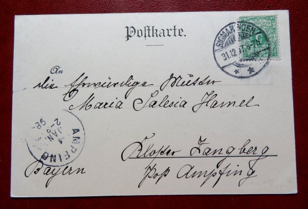 Ansichtskarte Sigmaringen 1897