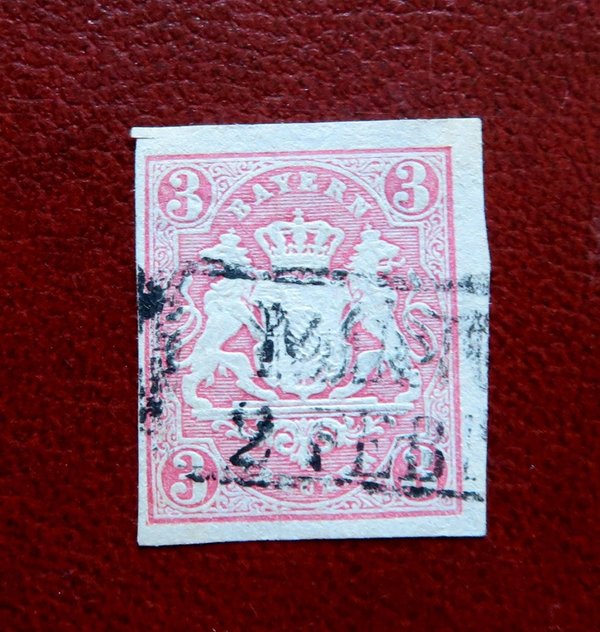 Briefmarke Bayern 15 o