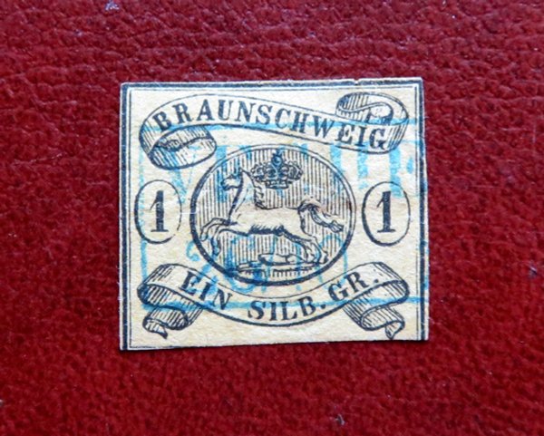 Briefmarke Braunschweig 6 b o