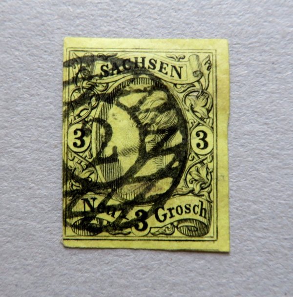 Briefmarke Sachsen 11 o
