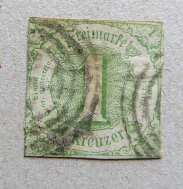 Briefmarke Thurn und Taxis 20 o