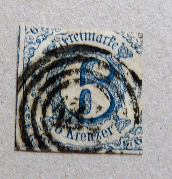 Briefmarke Thurn und Taxis 33 o