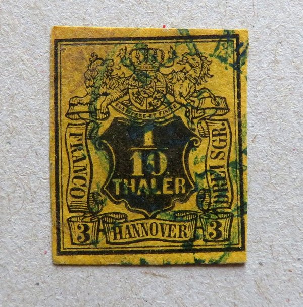 Briefmarke Hannover 5 o