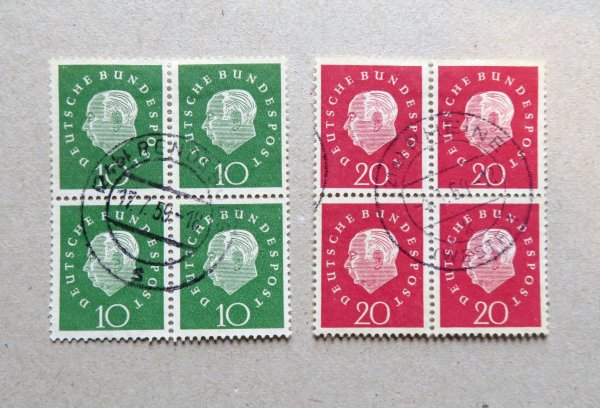 Briefmarke BRD 303/04 o VB