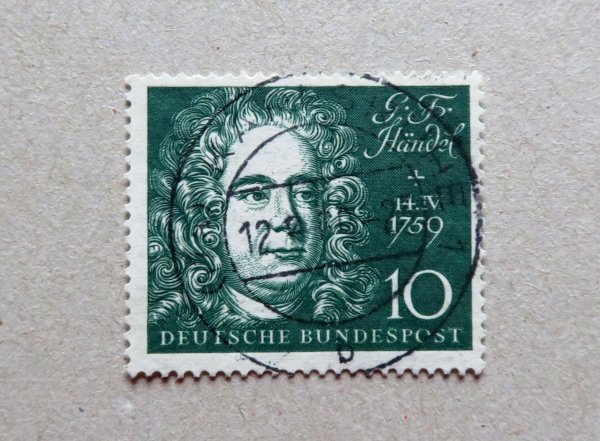 Briefmarke BRD 315 o. Schön zentrierter Rundstempel aus dem Bedarf