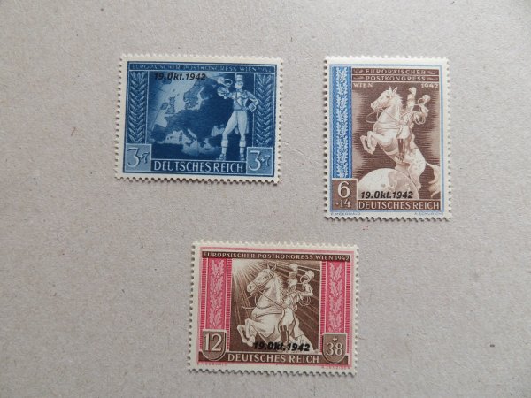 Briefmarke Deutsches Reich 823/25 **