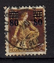 Briefmarke Schweiz 127 I o