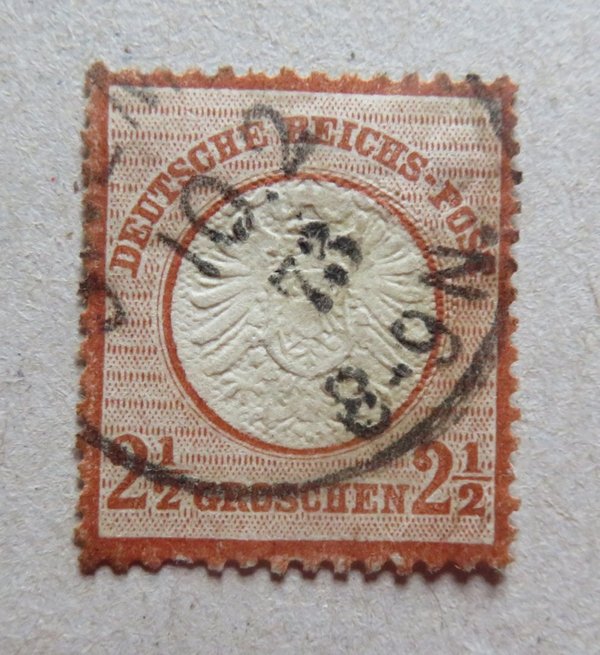 Briefmarke Deutsches Reich 21 o