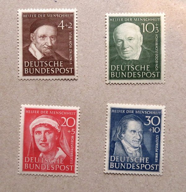Briefmarke BRD 143/46 **