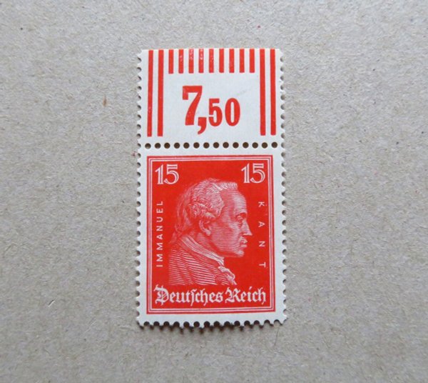 Briefmarke Deutsches Reich 391 ** WOR