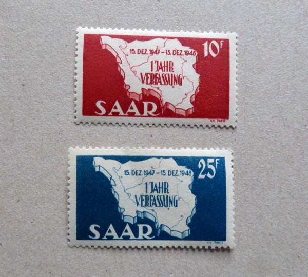 Briefmarke Saarland 260/61 **