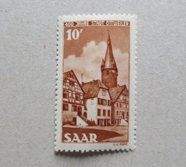 Briefmarke Saarland 296 **