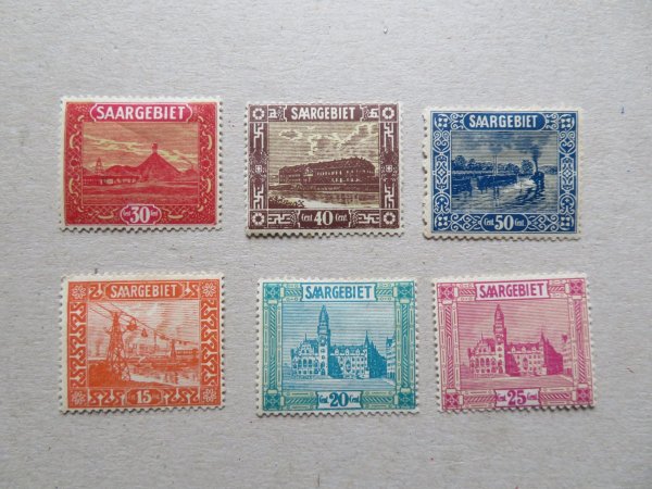 Briefmarke Saargebiet 98/100 *
