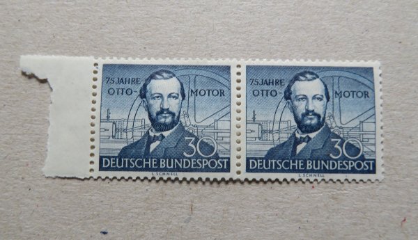 Briefmarke BRD 150 ** waagrechtes Pärchen